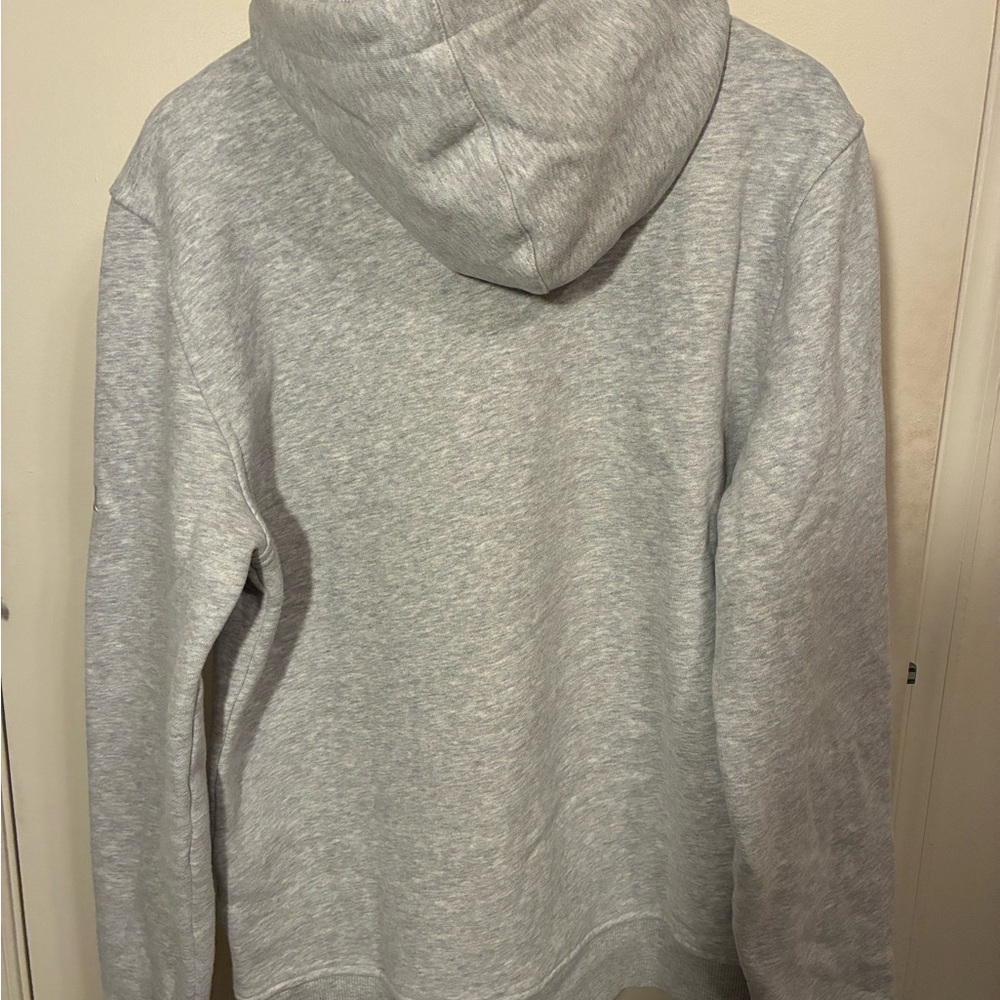 VUORI NWOT “Seaside” Heather Gray Heavyweight Full-Zip Hoodie Organic Cotton S - Picture 8 of 12